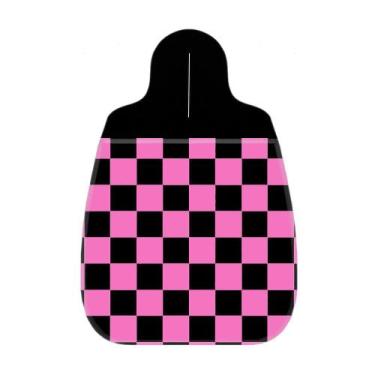 Imagem de Lixeira Lixinho Carro 1 Xadrez Rosa - Polo Cat