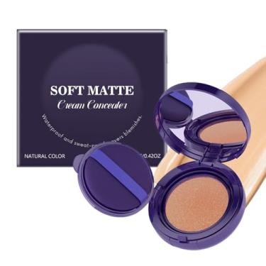 Imagem de Corretivo Para Mulheres | Corretivo Impermeável Sob os Olhos Base de Maquilhagem,Acessórios de Beleza Resistentes ao Suor de Longa Duração Base Leve para Retoques Diários