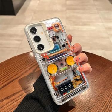 Imagem de Capa de celular com placa de circuito avançado para Samsung A55 A54 A53 A52 A51 A70 A32 A13 5G, capa prateada galvanizada à prova de choque, CYB, B1088T7, para Samsung A72 4G