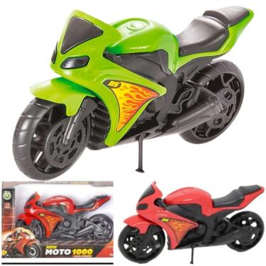 Imagem de Moto New 1000 Sort 20cm - BS Toys | Brinquedo Resistente com Rodas Livre Motinha | Presente Ideal +3 Anos - PANAMI