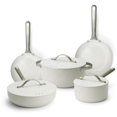 Imagem de Jogo de Panelas Alva Mobi Ceramic Healthy Nonstick, Livre de PFAS, PTFE e PFOA, 8 Peças - Cozinha Completa e Saudável