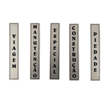 Imagem de Placas para Caixa de Coleta - Kit com 5 Plaquinhas