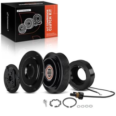 Imagem de A-Premium Kit de embreagem de compressor de ar condicionado compatível com trator John Deere 5065 5075 5083 5085M, caminhão articulado, retroescavadeira, escavadeira, escavadeira, pulverizador