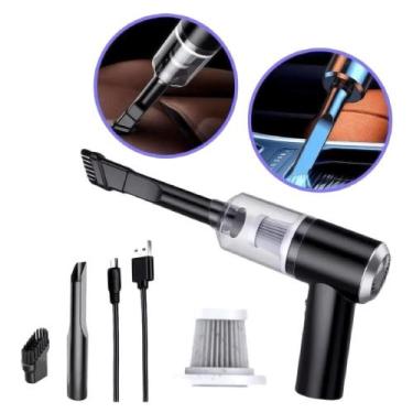 Imagem de Mini Aspirador de Pó e Soprador Portátil USB Recarregável 3 em 1 Origi