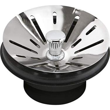 Imagem de Elkay LKDS99 Rolha de eliminação de aço inoxidável polido 8,8 cm para descarte InSinkErator, cromado, prata