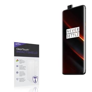 Imagem de BoxWave Protetor de tela compatível com OnePlus 7T Pro McLaren Edition - ClearTouch ImpactShield (pacote com 2), película flexível de película impenetrável