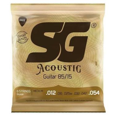 Imagem de Encordoamento Para Violão Aço 012 Bronze Sg
