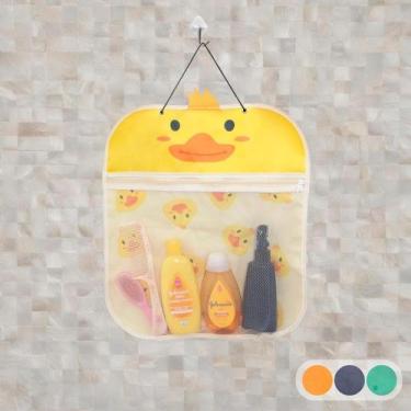 Imagem de Rede Saco Organizador de Brinquedos de Bebê Criança Infantil para Banh