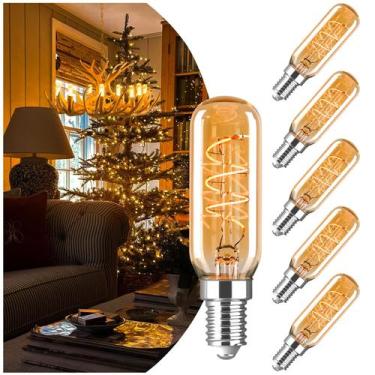 Imagem de Lâmpadas Chandelier AMDTU E12 4W 2000K LED reguláveis, pacote com 6