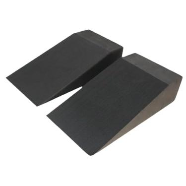 Imagem de MotiveTech 2x Blocos de Exercícios de Placa Inclinada de Espuma EVA para Alongamento de Panturrilha, Maca de Panturrilha Portátil Antiderrapante E Versátil Compa