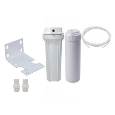 Imagem de Carcaça 10 Com Suporte + Cartucho Recarregável Sem Resina - BR Fish Aq