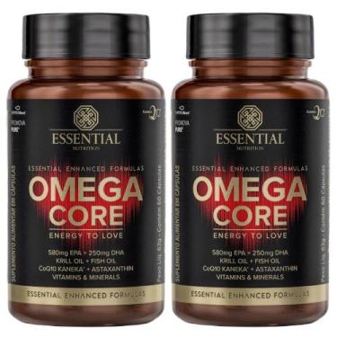 Imagem de Kit 2x Ômega Core Energy COQ10 Ômega 60 Cápsulas - Essential - Essenti
