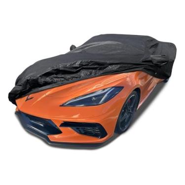 Imagem de CarsCover Capa para carro C8 Chevy Corvette Stingray Z06 E-Ray Capa de carro Xtrashield preta