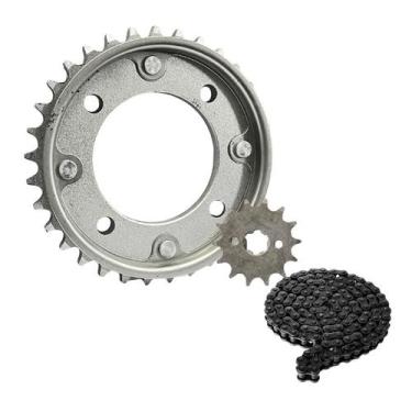 Imagem de Kit Relação Aço1045 Biz125 Biz110 2016 A 2024 - Geral