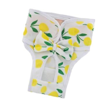 Imagem de IEUDNS Fraldas para cães Calcinhas térmicas para cães Proteção macia para treinamento de penico Lavável com fraldas absorventes de água para para fêmeas, M