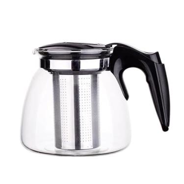 Imagem de Chaleira de Vidro com Infusor para Servir Café e Chá Jarra que Vai ao Fogo com Infusor de Chá 900ml