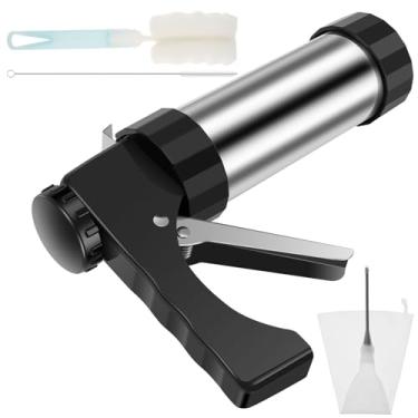 Imagem de ZJRDYYK Máquina de Churro de Aço Inoxidável, Churro Maker, Kit de Arma Churros de Aço Inoxidável, Kit de Arma Churro Maker, Churro Filler, Churro Maker Kit