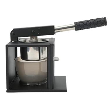 Imagem de Espremedor manual, espremedor de frutas prensado à mão de aço inoxidável 304 com dois filtros, design de alavanca, espremedor de limão para casa