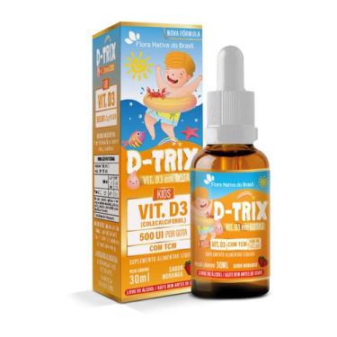 Imagem de D-trix ( Vitamina D3 Em Gotas Infantil) 30ml - Flora Nativa Sabor Mora