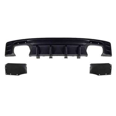 Imagem de Spoiler traseiro de carro difusor labial modificação compatível com Camaro CS 2016-2023 protetor de para-choque capa acessórios (saída dupla)