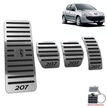Imagem de Pedaleira Manual + Descanso Peugeot 207 2009 A 2015 Preto
