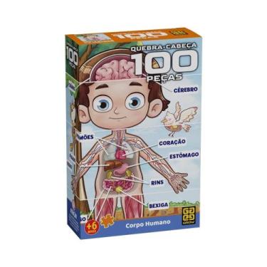 Imagem de Quebra-cabeça 100 peças Corpo Humano Grow - 04919