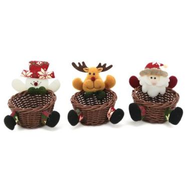 Imagem de CESTA RATTAN NATAL CV244288 Cazza, UNICA