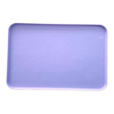 Imagem de Bothyi Tapete de pintura de silicone 24" x 16" multiuso antiderrapante lavável resina artesanato jogo americano joias faça você mesmo tapete de, Roxo