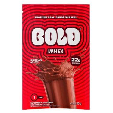 Imagem de Whey Protein Sache 22G Concentrado Chocolate Leite 30G Bold