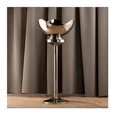 Imagem de Baldes de gelo para festas, balde de gelo de aço inoxidável com suporte para refrigerador interno e externo balde de adega suporte de bebidas para bar de cozinha, para casa, quartos de hóspedes e bar