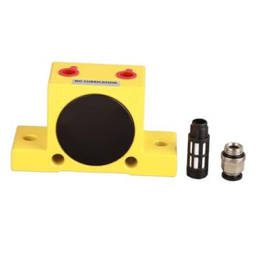 Imagem de ANKROYU Vibrador pneumático, vibrador de turbina pneumática de liga de alumínio estável, vibrador de turbina de ar, vibrador de rotação excêntrica para plataforma vibratória (GT13)