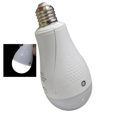 Imagem de Lampada de Emergencia LED Recarregavel Inteligente E27 Queda de Energia Camping Trilha Pesca Portatil Potente Multiuso