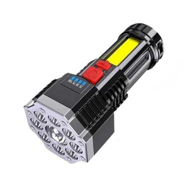 Imagem de Lanterna do Ultra Brilhante Com LED Externo Carregamento USB (2,MT046 5LED)