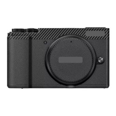 Imagem de GX9 Película protetora para câmera antiarranhões Película protetora de vinil para Panasonic Lumix GX9 (fibra de carbono preta + couro preto)