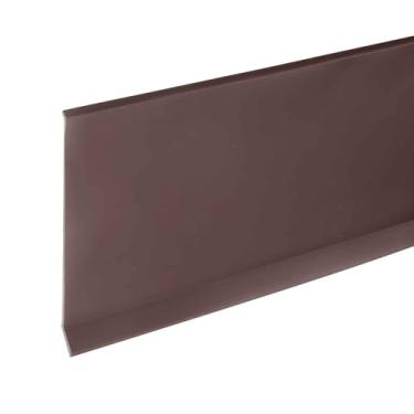 Imagem de HARFINGTON Acabamento de rodapé de 3 m x 10 cm, acabamento de parede flexível, rodapés autoadesivos de base de PVC para canto de paredes, café