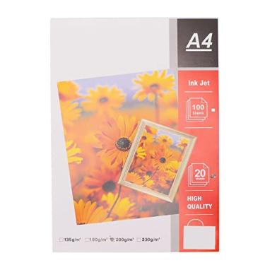 Imagem de ASHATA Papel Fotográfico Fosco ， Papel Durável 20pcs 8,5 X 11 Polegadas Em água Brilhante de água Sf Durável de Luz para Jato de Tinta Foto DIY Artesanato