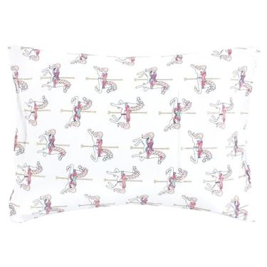 Imagem de Hudson Baby Fronha infantil unissex de algodão para bebê, cavalo carrossel, tamanho único