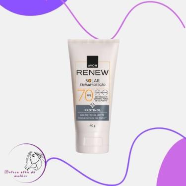 Imagem de Renew Protetor Solar com Protinol FPS 70 - Antissinais - Loção Facial 