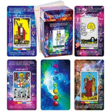 Imagem de Cartas de tarô Vitacera Tarot Deck com guia para iniciantes