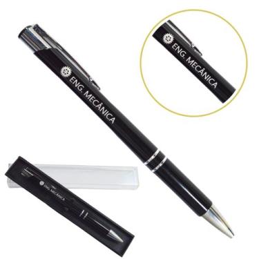 Imagem de Caneta Personalizada Cursos Metal Profissional Coloridas Engenharia Me