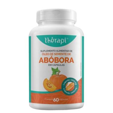 Imagem de Óleo de semente de abóbora 1000mg 60cáps suplemento alimentar therapi