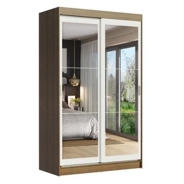 Imagem de Guarda Roupa 2 Portas de Correr de Espelho 2 Gavetas Madesa