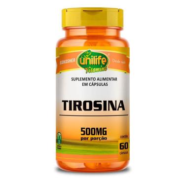Imagem de Tirosina Unilife 60 Cápsulas 470mg