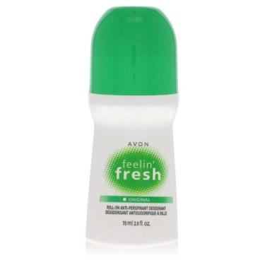 Imagem de Desodorante Feminino Avon Feelin' Fresh Roll On 75 Ml