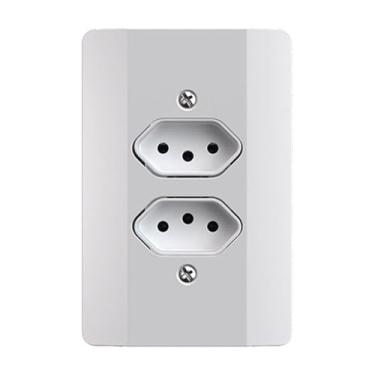 Imagem de Tomada Dupla 2p+t Nbr 20a 250v Mectronic