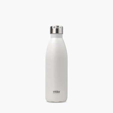 Imagem de TYESO - Copo Térmico 750ml Inox Garrafa em Forma de Cola - Um Garrafa Térmica Desportivo Adequado para Casa e para Viagens.(Branco)