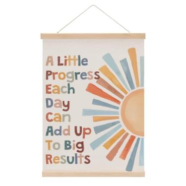 Imagem de Cabide inspirador de pôster boho sol, decoração de sala de aula, mentalidade de crescimento, decoração de parede, pôsteres de luz do sol, pôsteres educativos, arte de parede, faixa para pendurar na