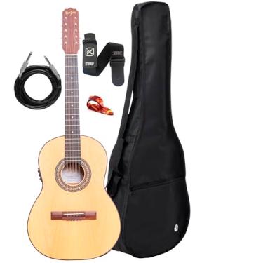 Imagem de Viola Caipira Rozini Rv155 Ativa Fosca + Acessórios