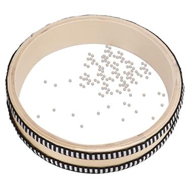 Imagem de Tambor oceano ondulado cor tambor transparente bordo instrumento musical percussão para crianças, amantes de música, madeira de bordo, design durável, 15,5 cm de diâmetro