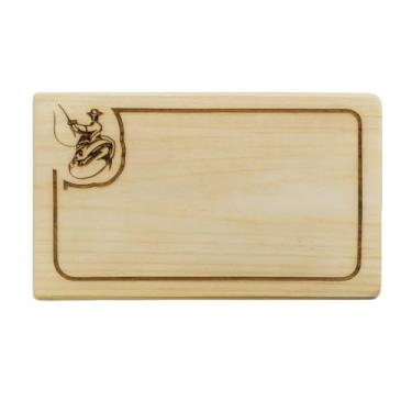 Imagem de Tábua de cortar carne personalizada em madeira Tábua para petiscos gourmet Churrasco,tabua de frios,tabua de madeira (Pescador)